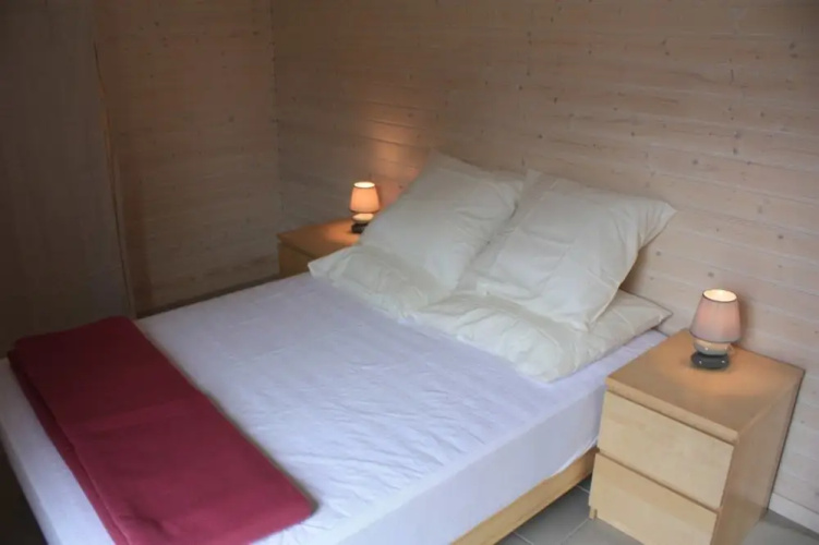 Chalet bois tout confort avec Spa