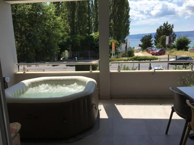 1 Bedroom Double Apartment with balcony and with sea view