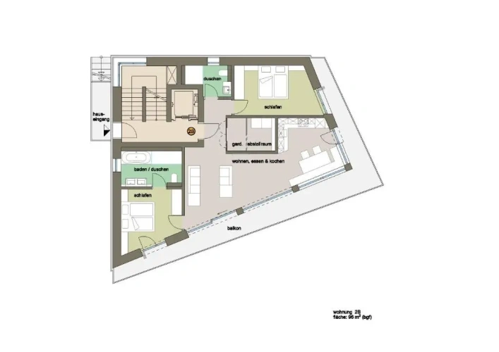 2 Bedrooms Apartment