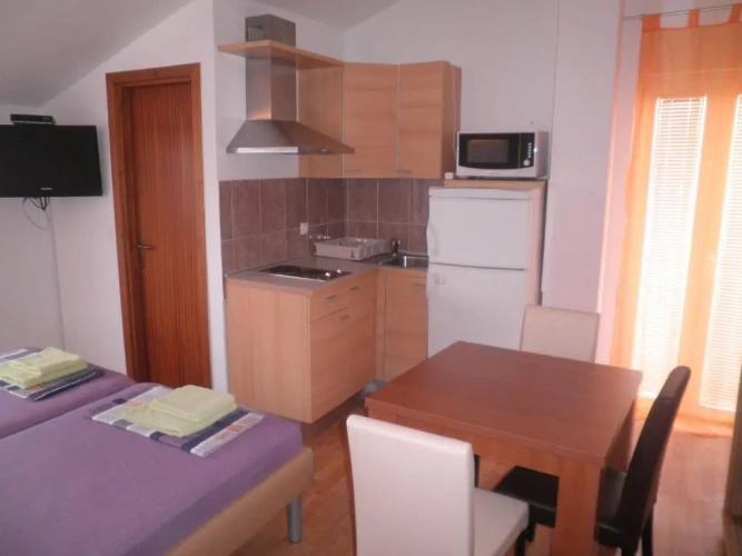 Studio with balcony