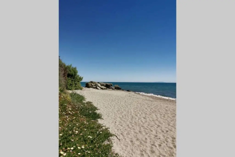 MARINE DE Bravone pieds dans l'eau