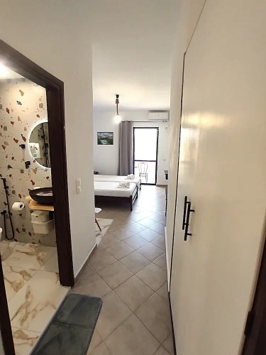 Standard Twin Apartment with balcony and with sea view