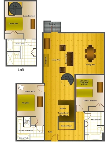 3 Bedrooms Standard room