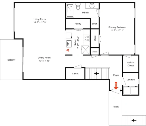 3 Bedrooms Standard room with balcony