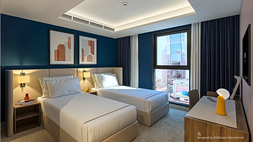 1 Bedroom Twin Suite with city view