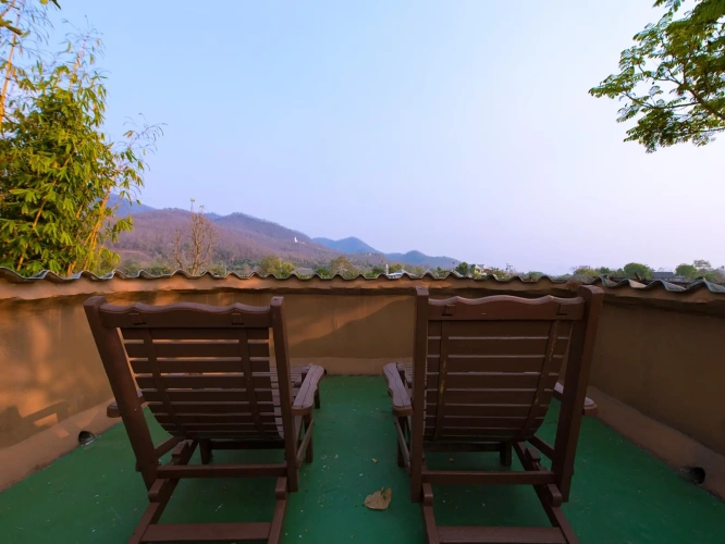 Standard Double room with balcony and with view
