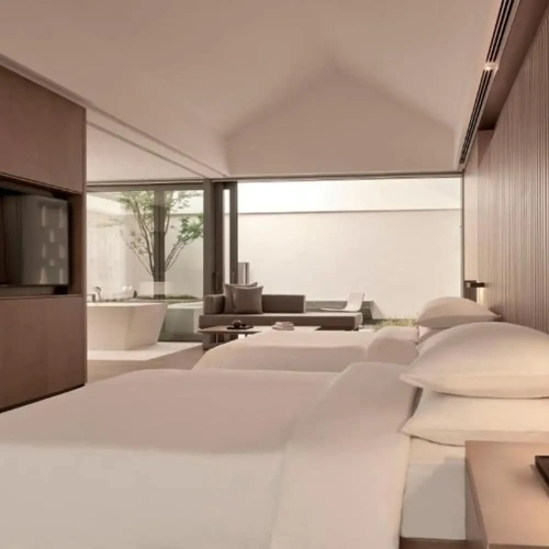 Standard Twin room with garden view