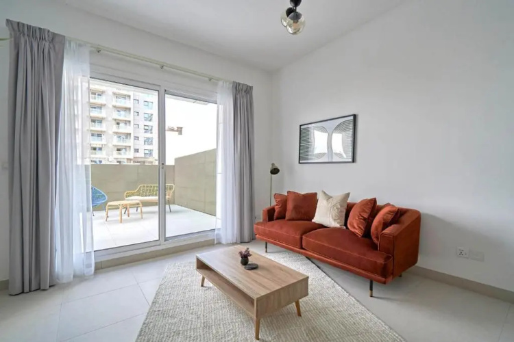 Stella Stays Iconic 1 BDR Dubai JVC Large Terrace