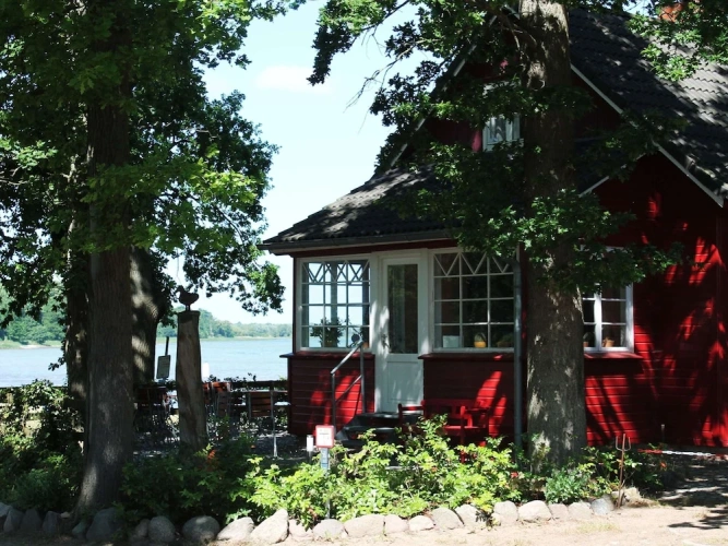 Cottage with balcony