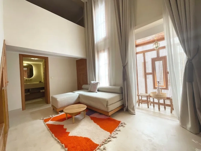 Standard Double Family Duplex room with courtyard view