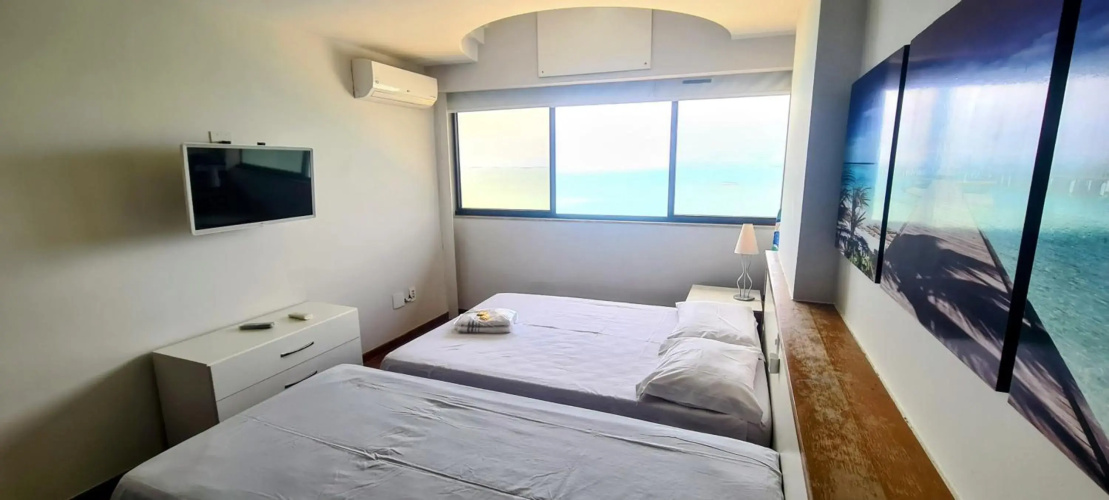 Flat Pasárgada 906, Free Bikes, pé na praia
