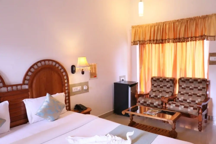 Deluxe room with balcony and with view
