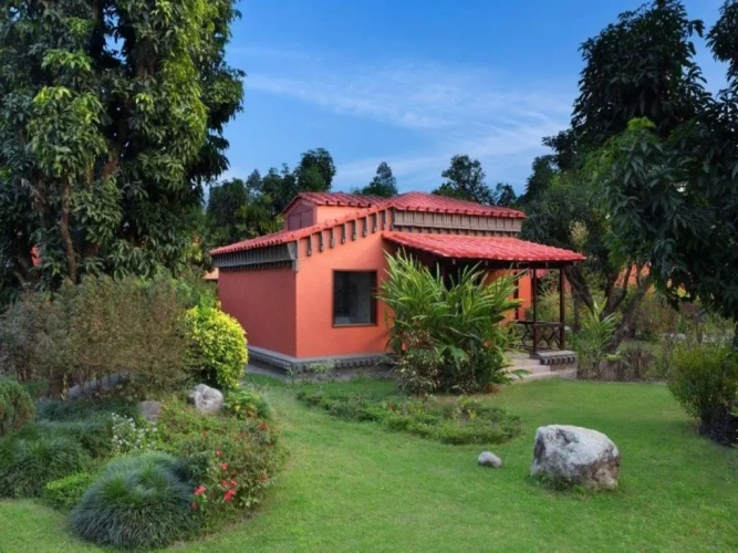 Deluxe Double Cottage with garden view