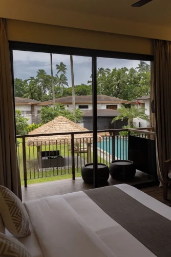 Deluxe room with pool view
