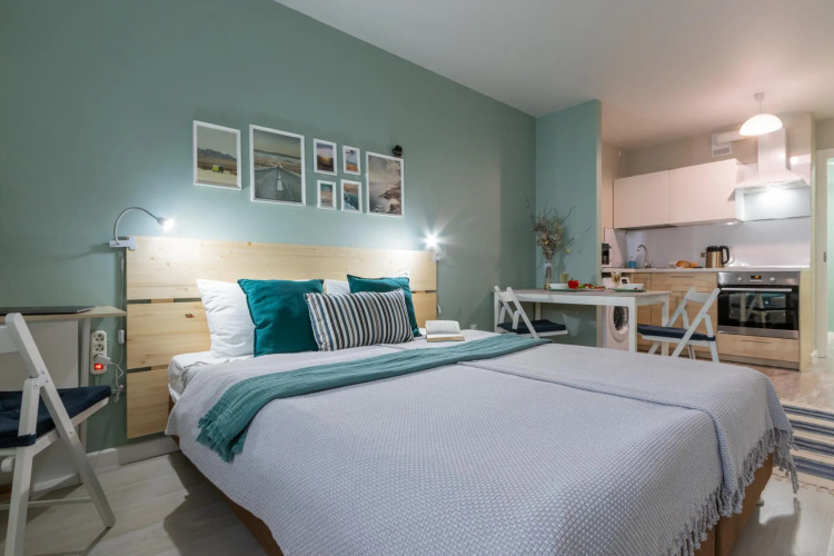 Фотография номера квартиры Satin Home Apart (Сатин Хоум Апарт) на проспекте Металлистов