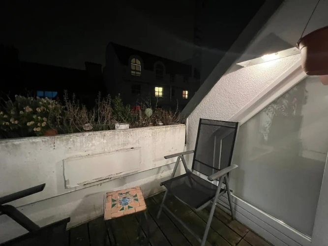 Outside