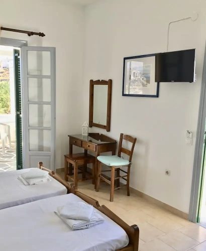 Standard Twin Studio with garden view