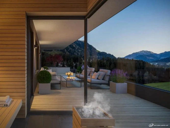 Superior Double Suite with mountain view