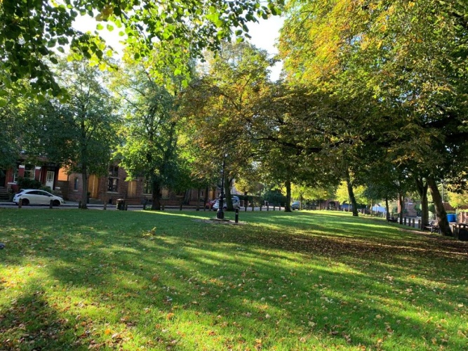 Outside