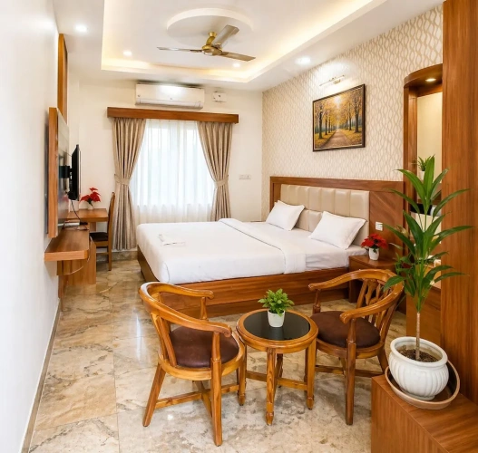 Deluxe Double room with city view