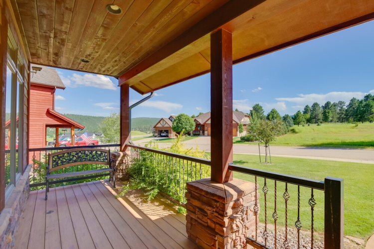 Hot Tub + Golf Course Views: Luxe Sturgis Home!