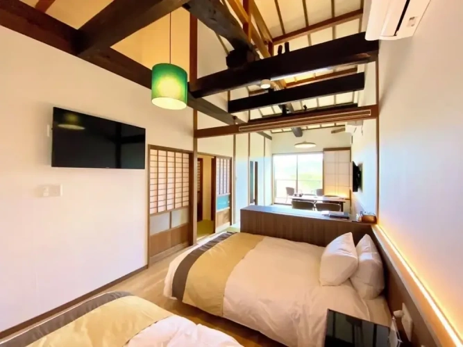 Luxury Twin room with mountain view