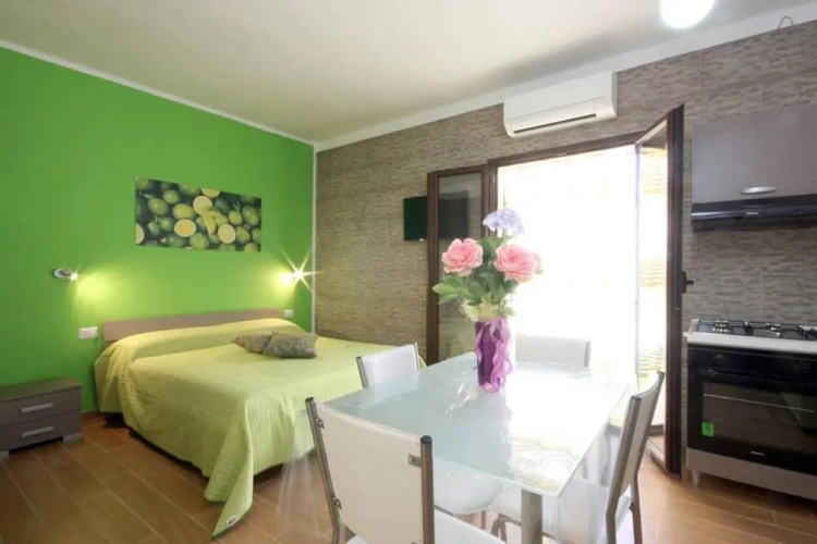 Studio with balcony and with sea view
