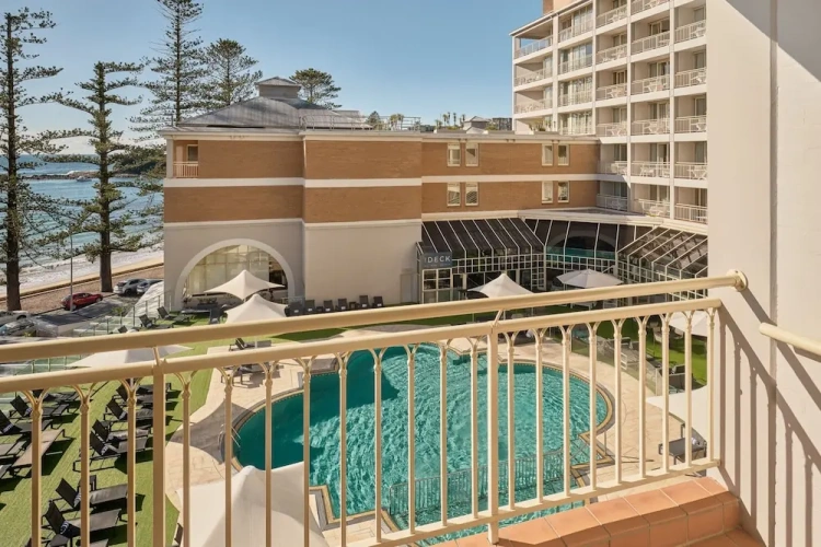 Premium Double Club room with balcony and with pool view