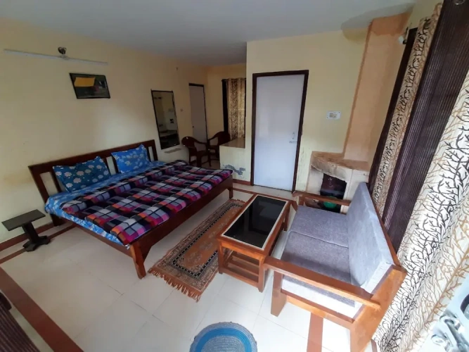 Deluxe Double room with balcony and with land view