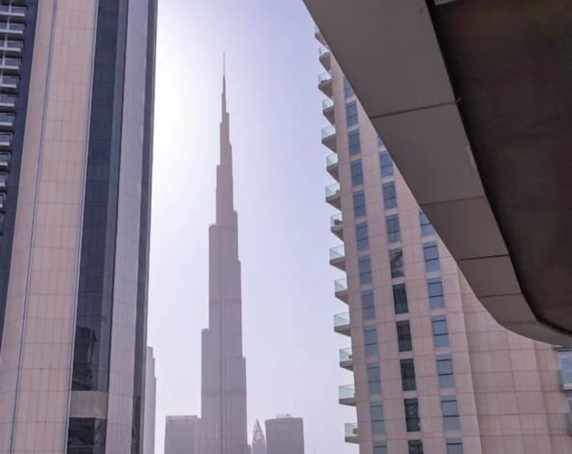 Damac Mall Street near Burj Khalifa