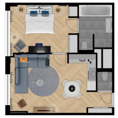 1 Bedroom Apartment