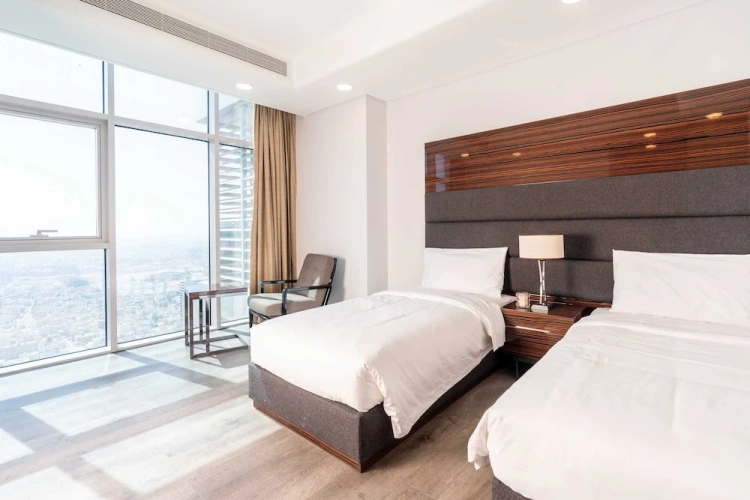 1 Bedroom Twin Suite with sea view