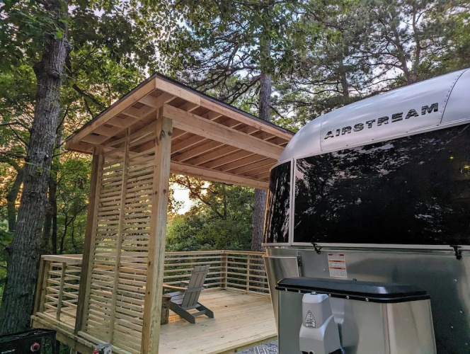 Airstream with Sunset Deck