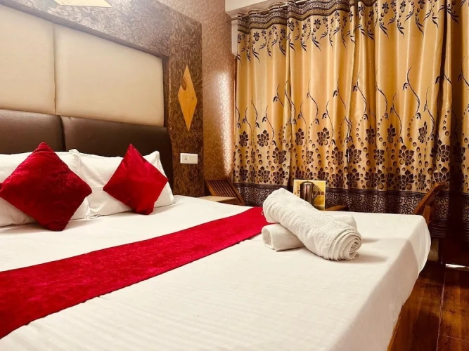 Deluxe Double room with balcony and with mountain view