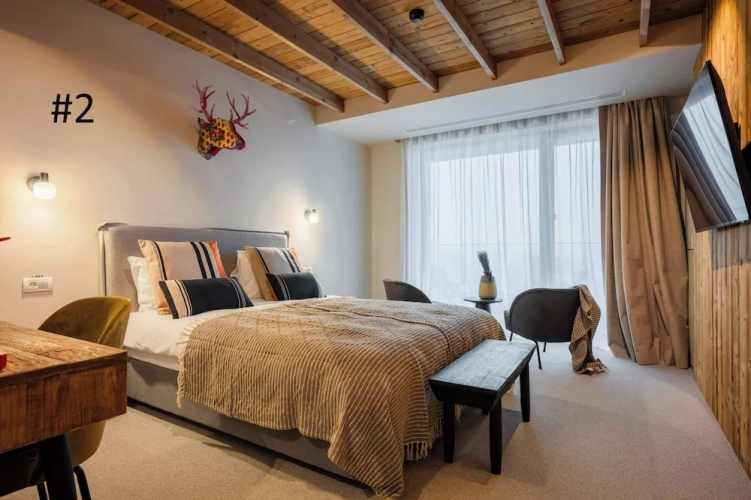Deluxe Double room with balcony and with panoramic view