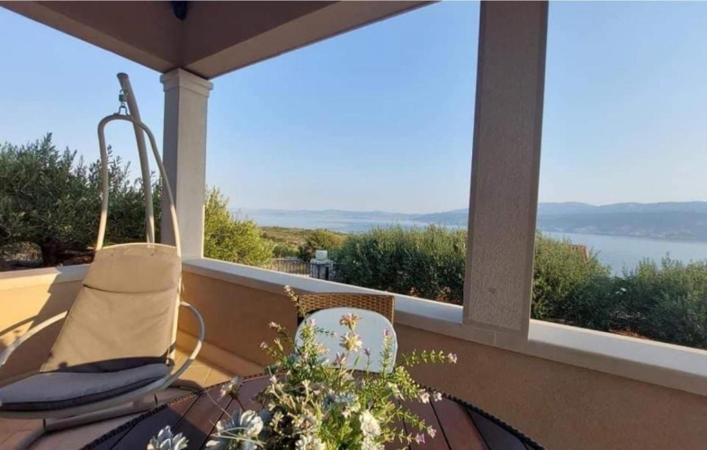 Holiday house Ita - with pool and view: Postira, Island Brac