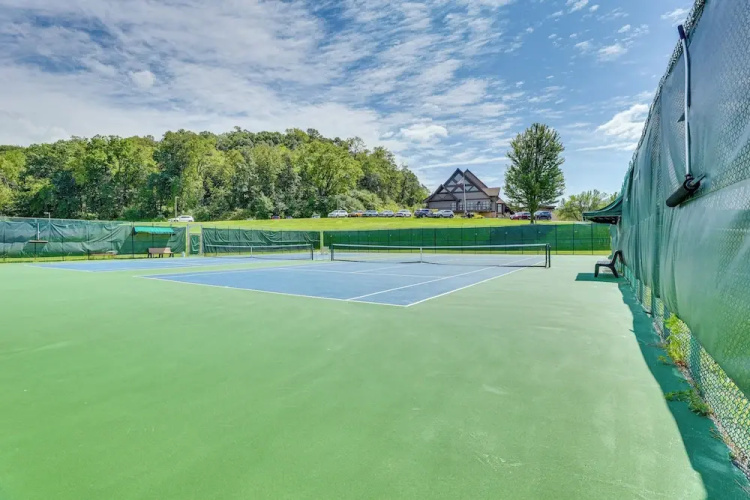 Indoor Pool Access & Deck: Galena Family Getaway!