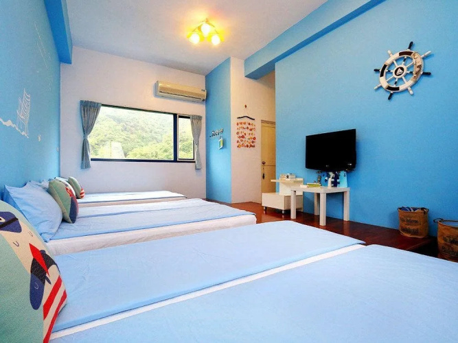 Blue and White Holiday B&B