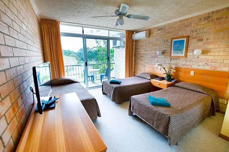 Family Studio with balcony and with view