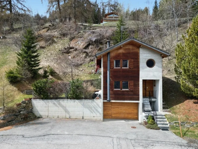 Outside
