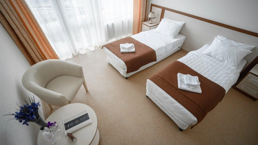 Standard Quadruple room with balcony and with city view