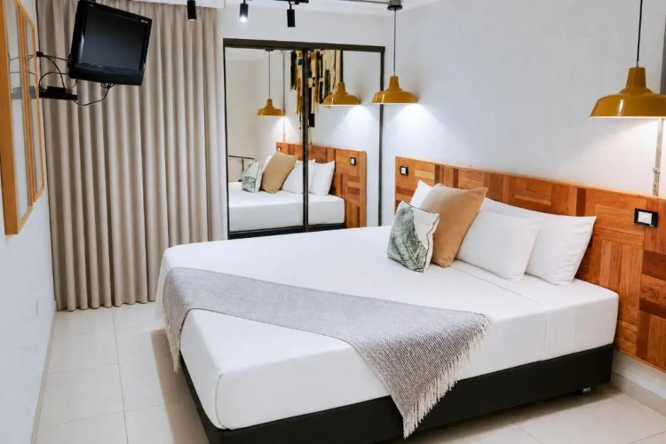 Double Apartment with balcony and with city view