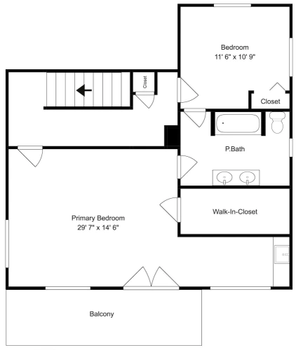 5 Bedrooms Cottage with balcony