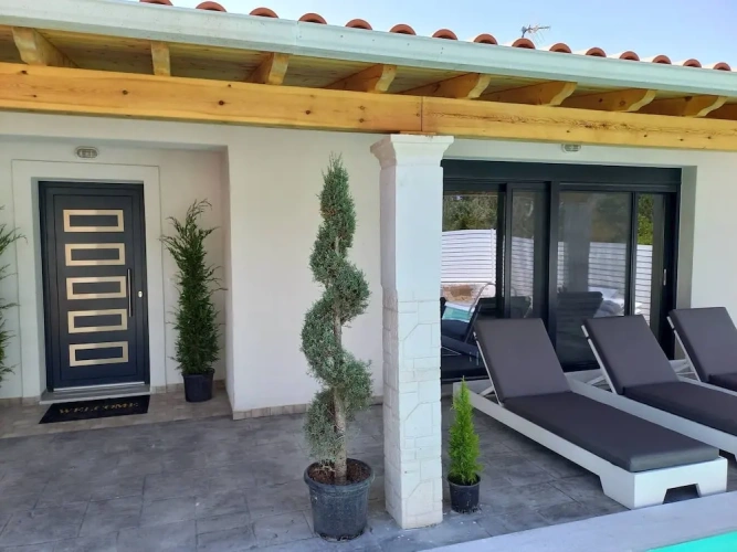 Villa with balcony