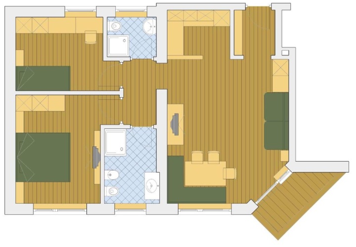 2 Bedrooms Apartment