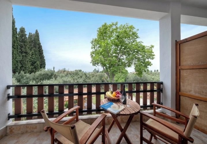 Studio with balcony