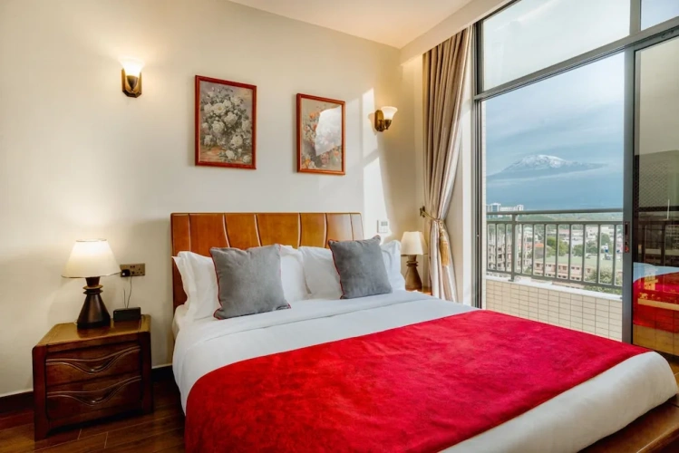 Deluxe Double room with balcony and with mountain view