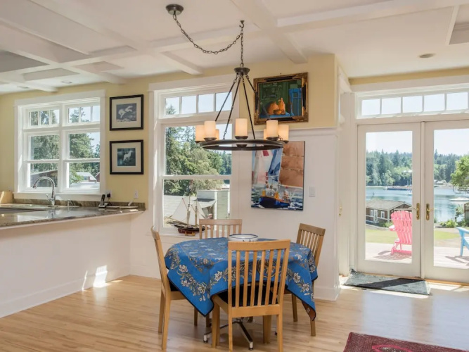 Bainbridge Island Beach and Dock by RedAwning