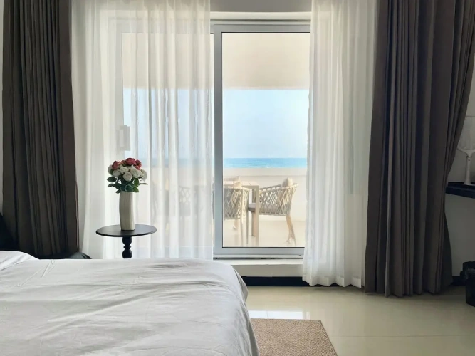Deluxe Double room with balcony and with sea view