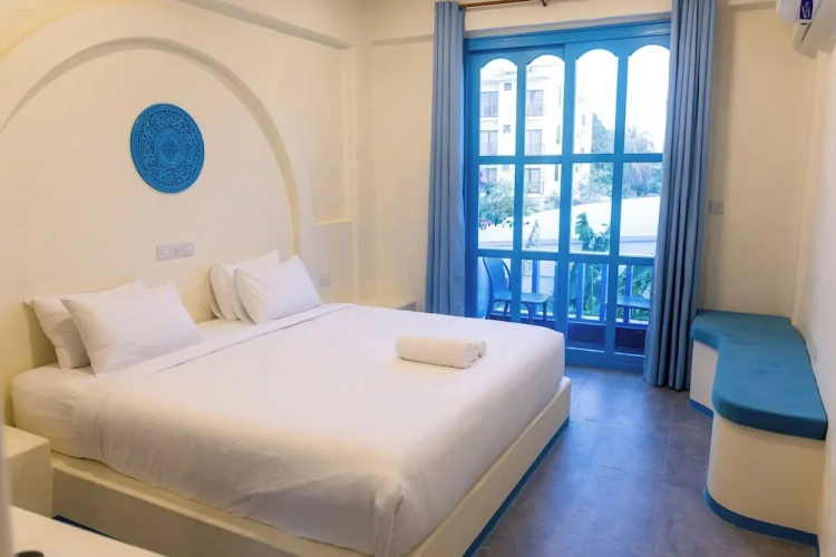 Deluxe Double room with balcony and with city view